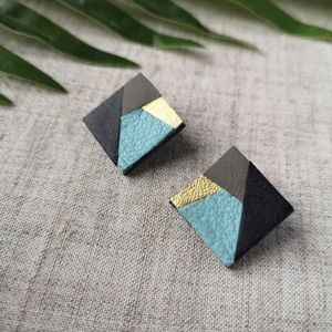 ✨2XHP✨Leather earrings from Etsy